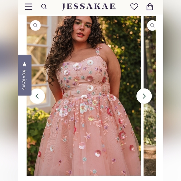 Floral Pink Dress - Picture 3 of 9